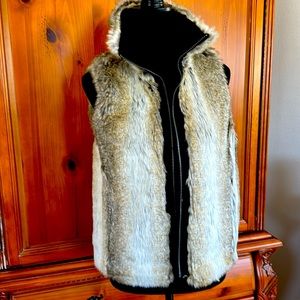 Reversible Faux Fur Vest